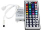 Kontrolleur IR-Direktübertragungs-5050 LED RGB, Licht-Streifen-Kontrolleur 44 Knopf-LED fournisseur