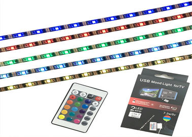 China Dekorativer USB verbindbarer LED Streifen Fernsehen, 5V trieb multi Streifen der Farbeled für Planum an fournisseur